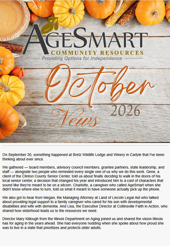 October 2026 Newsletter